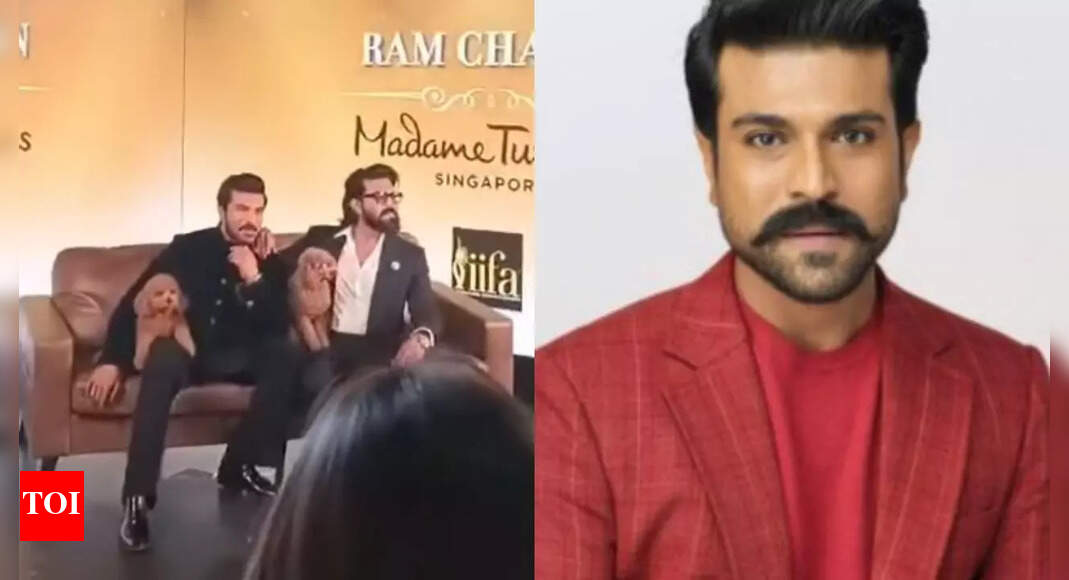 Ram Charan reveals his wax statue in London