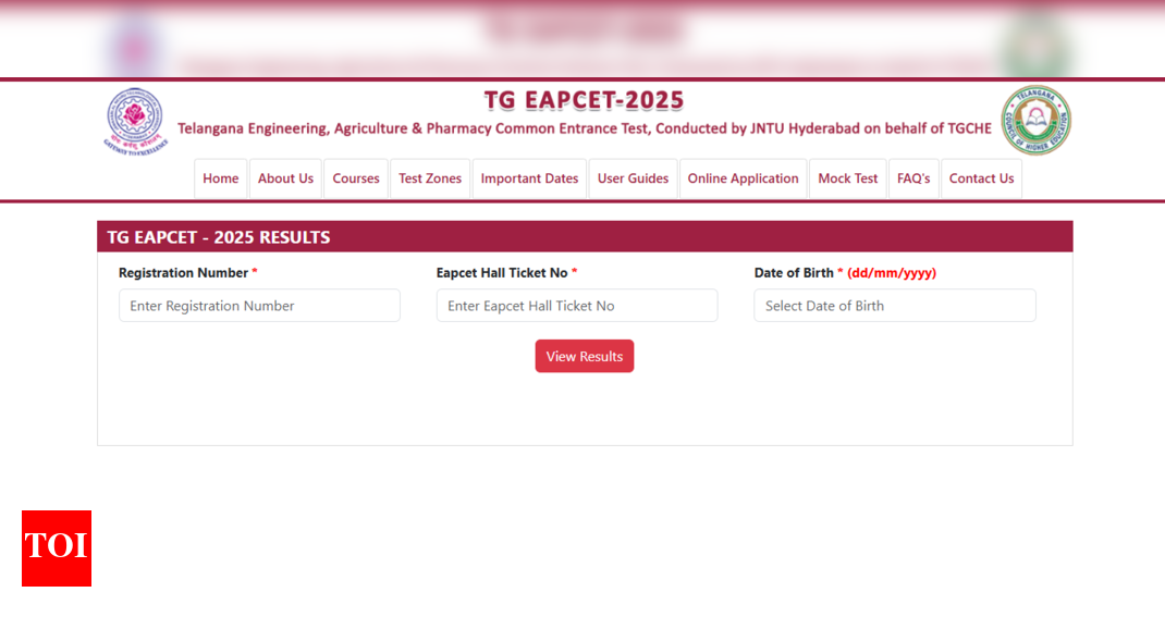 TS EAMCET परिणाम 2025: TG EAPCET परिणाम 2025 की घोषणा की जाती है: SCORECARDS संकेतक डाउनलोड करने के लिए प्रत्यक्ष लिंक, टॉपर्स सूची यहां |