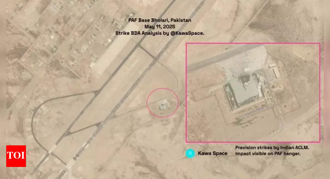 Satellite images show damages to key Pakistan airbases in IAF strikes