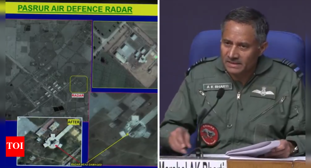 'Decided to strike where it would hurt': Air Marshal AK Bharti gives details of India's retaliatory strikes on Pakistan airbases