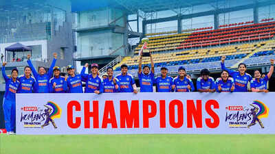 Smriti Mandhana, Sneh Rana shine as India clinch Tri-Nation title