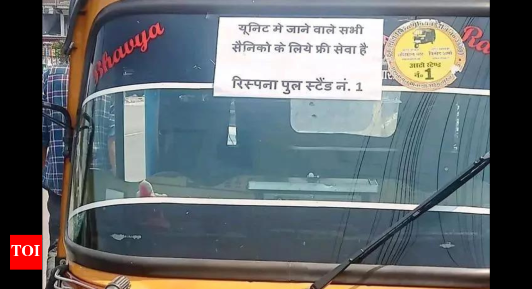 Auto, taxi drivers in Uttarakhand offer free rides for soldiers going back to duty