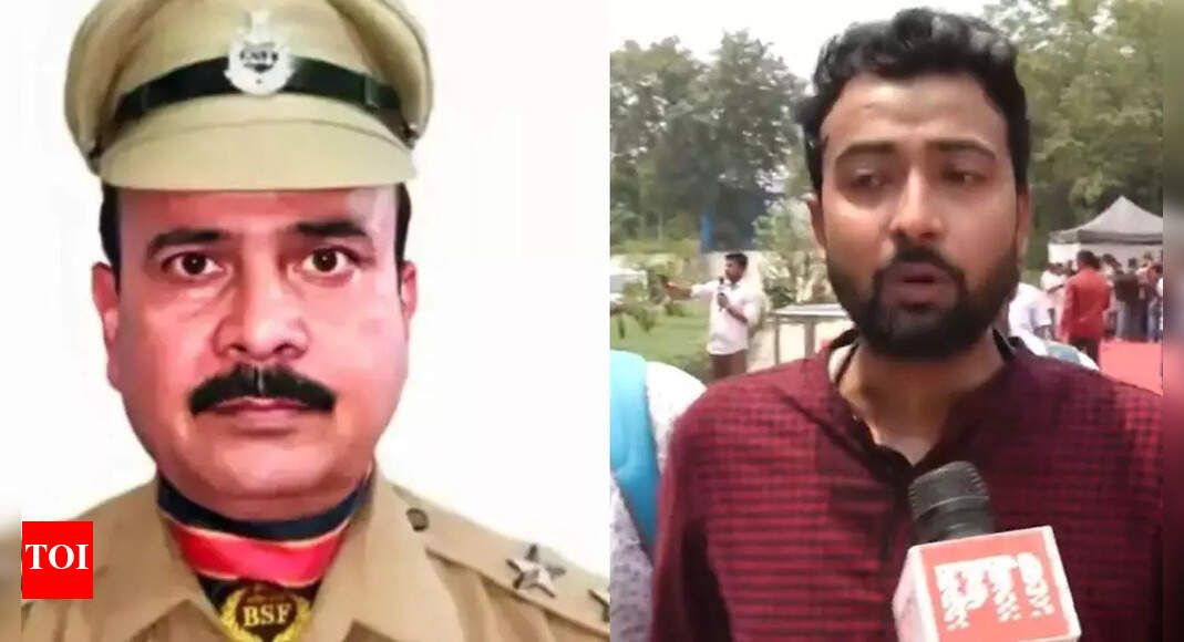 'Proud of my father': Son bids tearful farewell to BSF officer killed in action