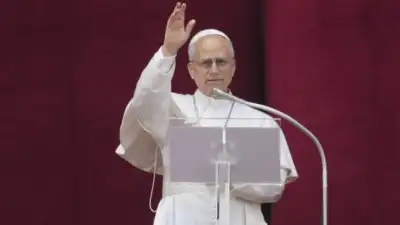 Pope Leo XIV calls for peace in first Sunday address