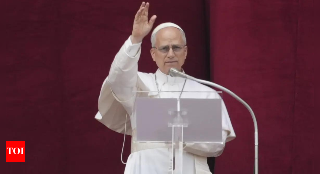 Pope Leo XIV calls for peace in first Sunday address