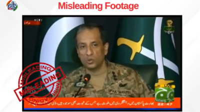 Government busts Pakistan's fake video claim of damage to Indian airfield