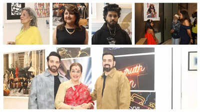 Celebrities attend collaborative showcase of digital and traditional art