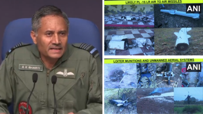 सिंदूर ऑपरेशन: DGMOS चीनी PL-15 मिसाइल, तुर्की ड्रोन के टुकड़े दिखाता है; कहते हैं कि मल्टी -लेयर एयर डिफेंस ग्रिड अभेद्य था