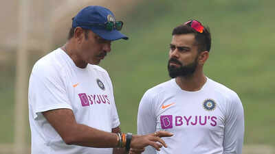 Virat Kohli and Ravi Shastri (BCCI Photo) 'Can't believe you are done': Ravi Shastri's emotional farewell to Virat Kohli breaks the internet