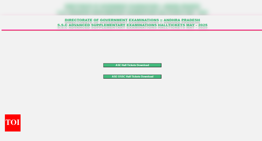 AP SSC 2025 Supplementary hall tickets released: Direct link to download admit cards here