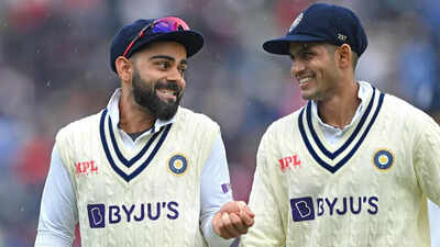 Virat Kohli and Shubman Gill (Image credit: X) 'From watching you bat when I was 13 ... ': Shubman Gill pours his heart out for Virat Kohli