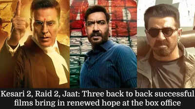 With 'Jaat', 'Kesari 2', 'Raid 2' - the box office is on a roll with a sum of Rs 300 crore within a month; Sunny Deol, Akshay Kumar, Ajay Devgn give renewed hope to theatres - EXCLUSIVE analysis