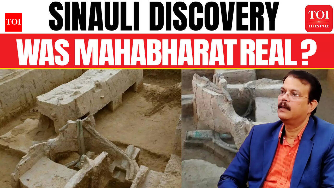 Mahabharata Evidence? 4000-Year-Old Chariot Discovery in Sinauli Stuns ...