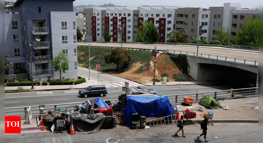 What to know about California Governor Gavin Newsom's move to ban encampments - Times of India