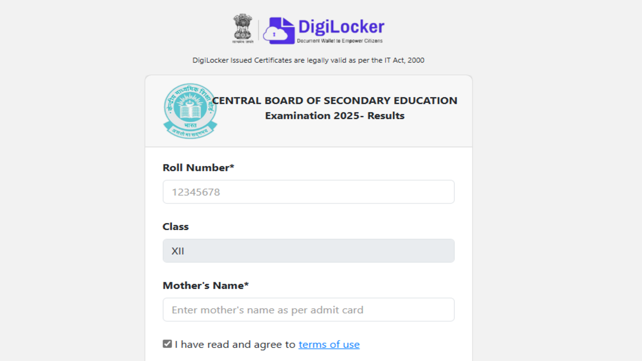 CBSE Class 12th result 2025 declared with 88.39% pass rate: Direct link to download scorecards here