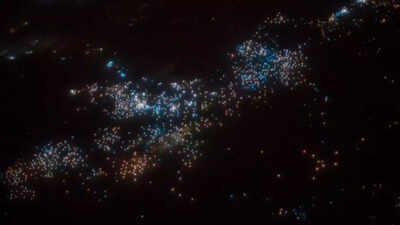  NASA astronaut captures China's expansive fishing fleet from space