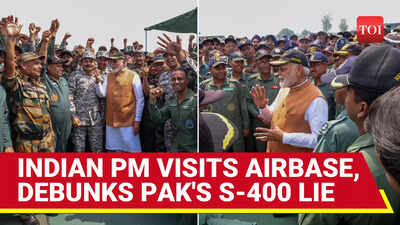 PM Modi Visits Adampur Air Base, Hails Forces After Operation Sindoor | Watch