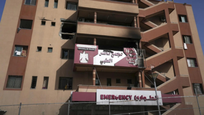 Israel hits Gaza hospital in raid Hamas says killed journalist