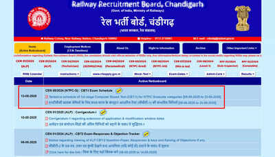 RRB releases CBT-I schedule for NTPC 2025 graduate-level recruitment, check dates here – Times of India