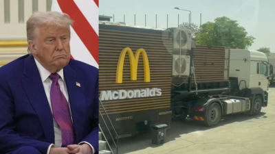 McDonald’s for US President? Mobile fast food truck seen in Saudi Arabia during Donald Trump's visit