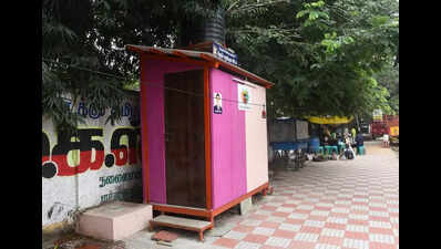 Their public toilets demolished, women and children walk 1km to access facility