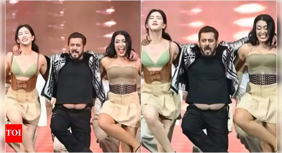 सलमान खान एक वायरल कॉन्सर्ट वीडियो में पेट के प्रकोप पर गर्मी से टकराता है, एक नेटवर्क, जिसे इसके भौतिक आकार में 59 से विभाजित किया गया है। हिंदी पर फिल्म समाचार