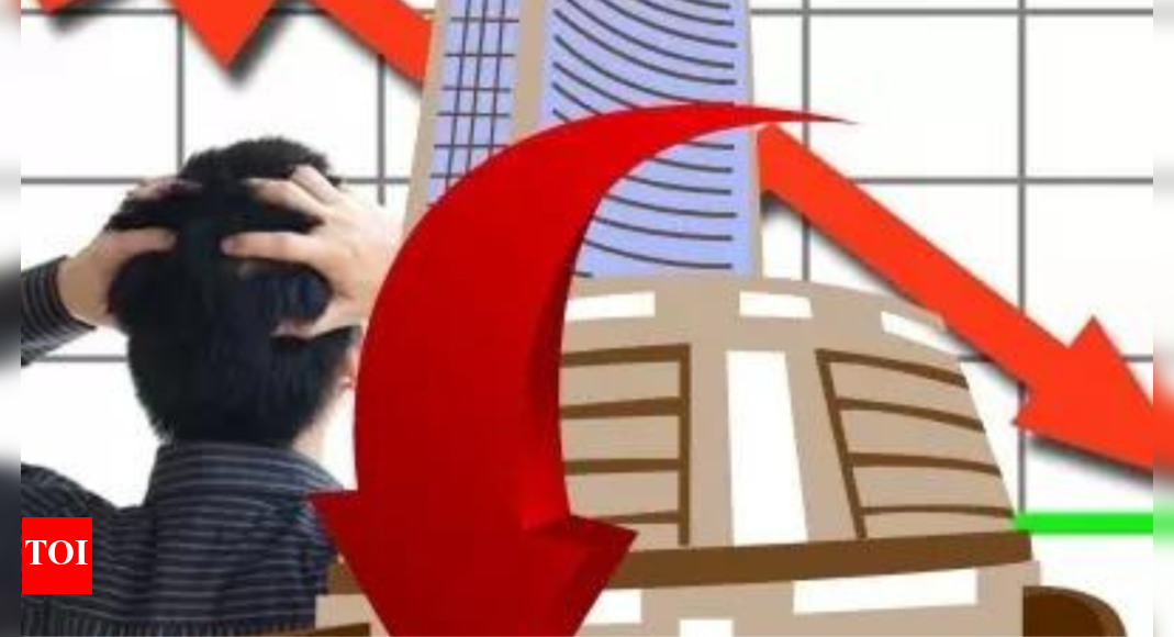 Sensex slides nearly 1.3k points a day after record 3k point rally