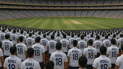 Representative image shared by a fan on X. IPL 2025: Fans launch 'wear whites for Virat Kohli' campaign ahead of RCB match at Chinnaswamy