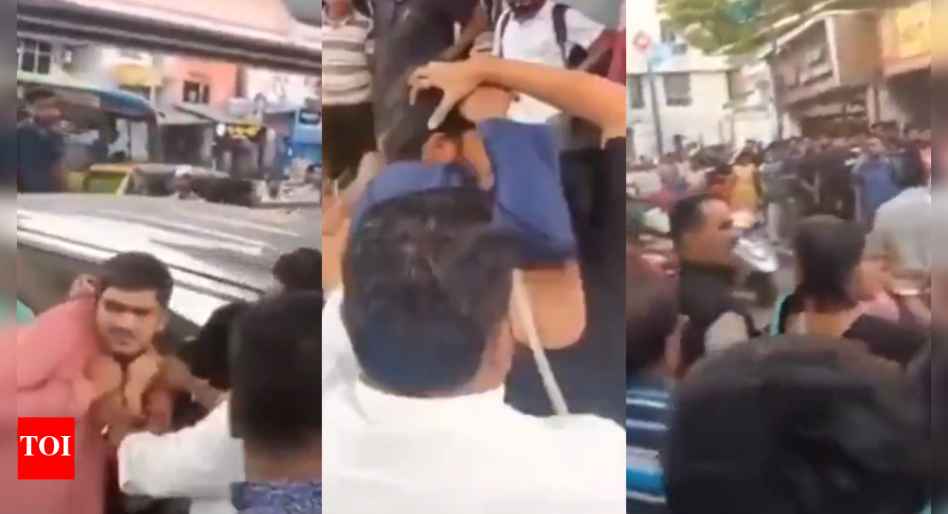 Protest outside pizza outlet: Pro-Palestine group vs Hindutva activists in Pune