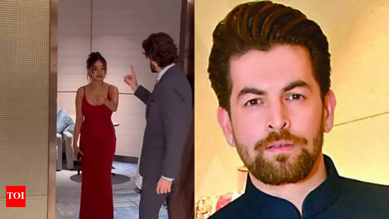 Neil Nitin Mukesh seems ANGRY with Anushka Sen in a viral video; Netizens  speculate the reason | Hindi Movie News - The Times of India