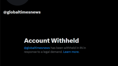 Government bans China's Global Times' X handle for spreading unverified claims on Indian armed forces