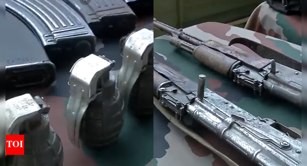 Weapons cache seized in Shopian after terrorist encounter, Operation Keller