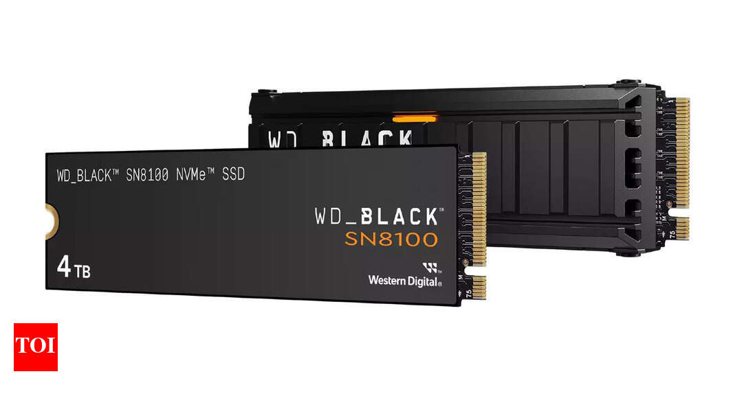 Sandisk launches WD_BLACK SN8100 as ‘world’s fastest PCIe Gen 5.0 NVMe SSD’ - The Times of India