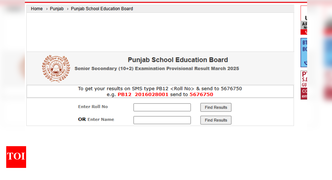 Punjab Board Class 12th result 2025 released at pseab.ac.in with 91% pass rate: Direct link to download scorecards here