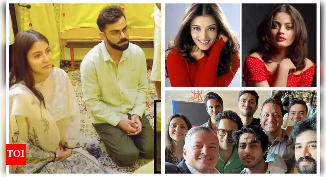 Sneha Ullal의 Aishwarya Rai는 Arpita Khan에 의해 추천되었고, Vurat Kohli는 Vrindavan에서 Anushka Sharma와 함께 Naam Jaap을 보았습니다 : Top 5 News | – 인도의 시간