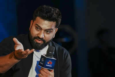 Rohit Sharma (PTI Photo) 'Players ke sath gandi baatein karni chahiye': Rohit Sharma's hilarious clip goes viral - Watch
