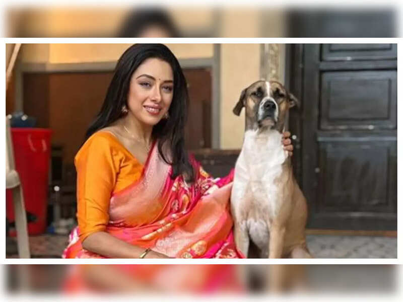 Rupali Ganguly on Anupamaa set
