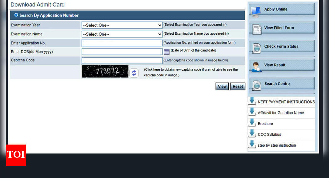 NIELIT CCC admit card May 2025 released at student.nielit.gov.in, exam from May 21; download here