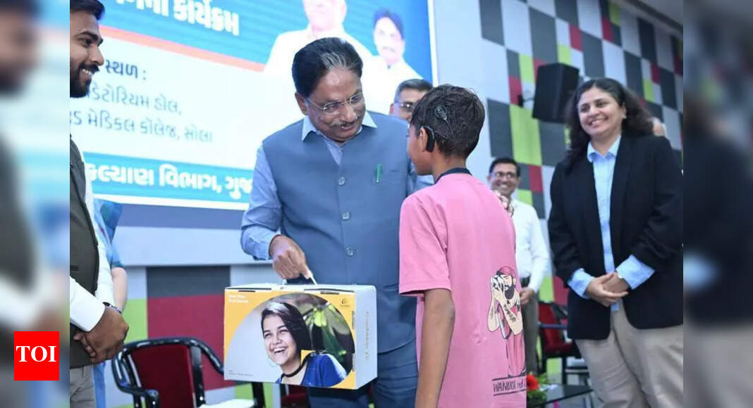 100 children get cochlear implants, speech processors | Ahmedabad News ...