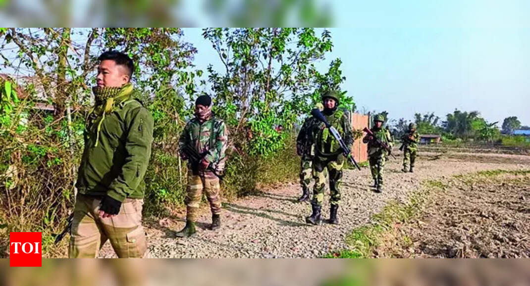Forces gun down 10 militants in op at Myanmar border