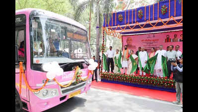 CM flags off pink buses to boost women’s safety