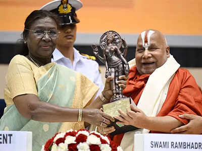 Jnanpith Award conferred on Gulzar, Rambhadracharya