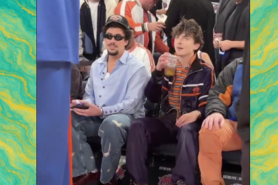 Bad Bunny & Timothée Chalamet Set MSG Ablaze as Knicks Battle Celtics in Star-Studded Showdown