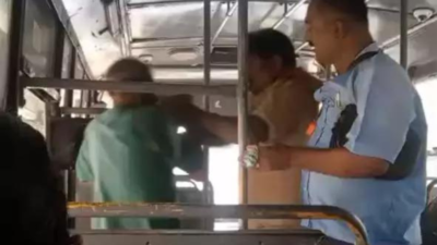 An elderly passenger was brutally assaulted and forcibly removed from a Chennai MTC bus by the driver and conductor for sitting in a designated seat. Crew attacks, pushes elderly man off MTC bus in Chennai for occupying differently-abled seat