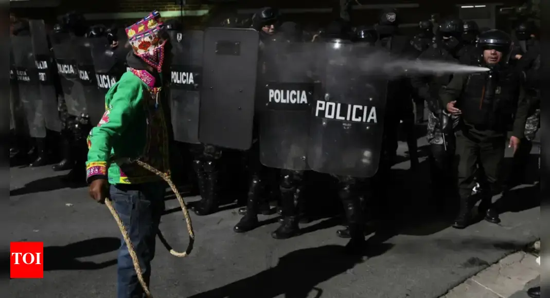 Supporters of Bolivia's ex-leader Morales Clash with Police in Push to Secure His Candidacy
