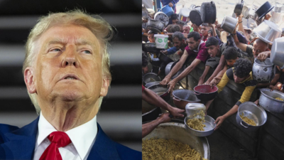 'People are starving,' says Donald Trump as Israeli strikes kill over 250 in Gaza in two days