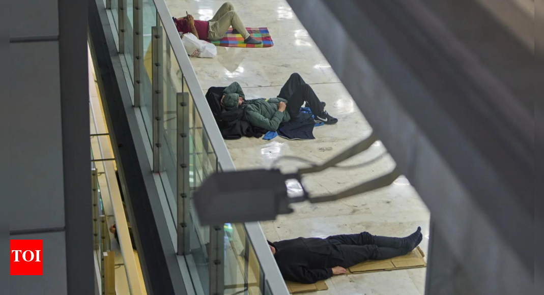 In Spain, homelessness crisis unfolds in Madrid's airport
