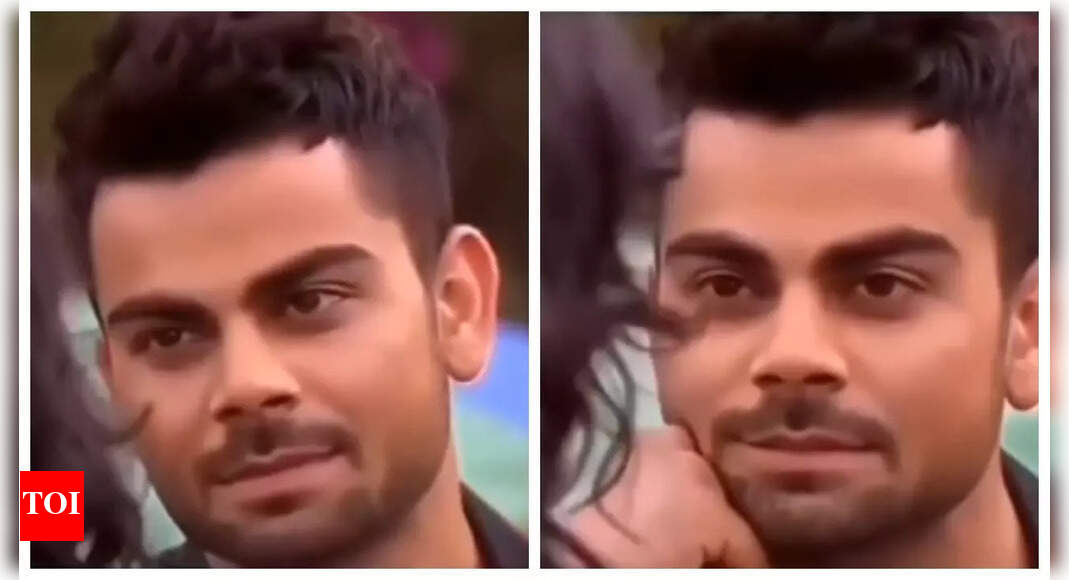 प्रशंसकों को लगता है कि विराट कोचली सेवानिवृत्ति के बाद एक अभिनेता होना चाहिए, क्योंकि वापसी के साथ एक फ़्लर्टी वीडियो वायरल हो जाता है – घड़ी |