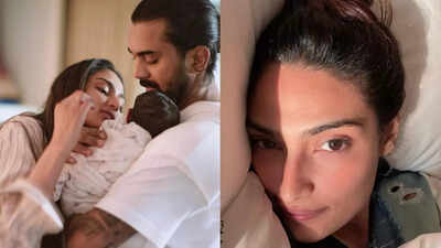 Athiya Shetty shares first glimpse of baby Evaarah amid Suniel Shetty facing criticism for his 'natural delivery' remark