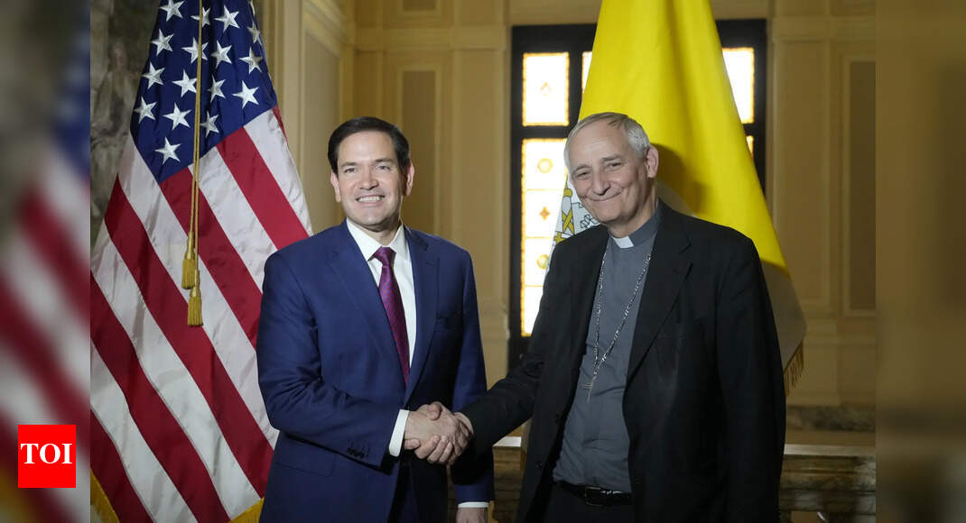 Vatican could be a venue for Russia-Ukraine talks, Rubio says, after pope renews an offer to help